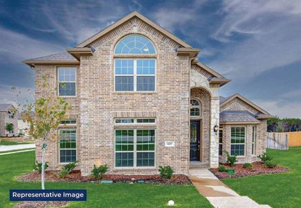 New construction Single-Family house 2108 Corbera Dr, Little Elm, TX 75068 plan Brittany 40 2F - image