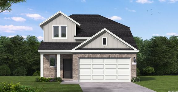 New construction Single-Family house 20022 Santo Spirit, San Antonio, TX 78264 plan La Salle - image