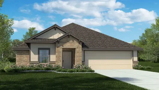 New construction Single-Family house 1115 Briscoe St, Brenham, TX 77833 plan Everett - image