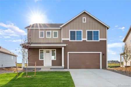 New construction Single-Family house 684 Piedmontese Street, Johnstown, CO 80534 Trailhead Series - Vista- photo 0