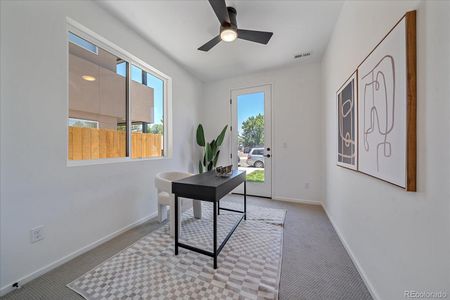 Main floor bedroom works great as an office