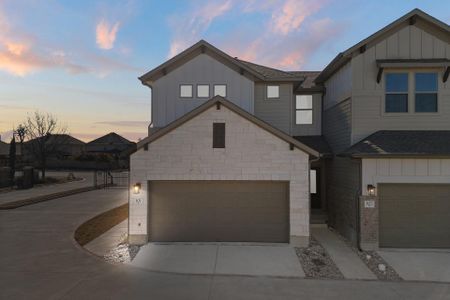 New construction Townhouse house 2500 Forest Creek Dr, Unit 101, Round Rock, TX 78665 Champagne (1815-CS-20)- photo 0 0