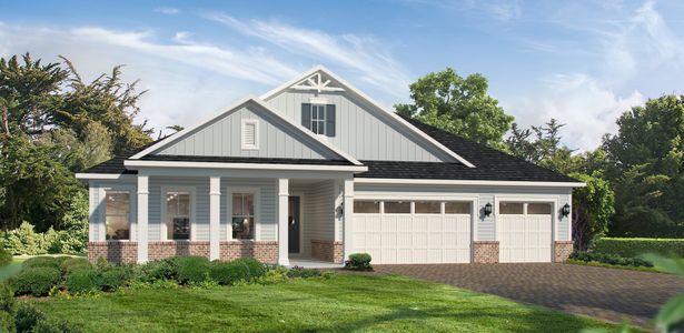 New construction Single-Family house 63 Courtney Oaks Dr, St. Augustine, FL 32092 plan Ella - Hidden Creek - image
