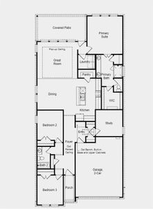 Structural options added include: Raised ceilings and 8' doors.