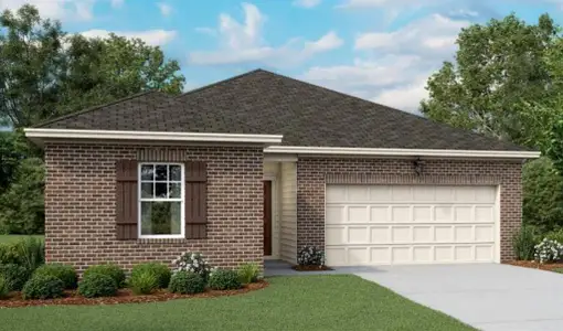 New construction Single-Family house 1020 Star Skye Dr, Brookshire, TX 77423 plan Hawking - image