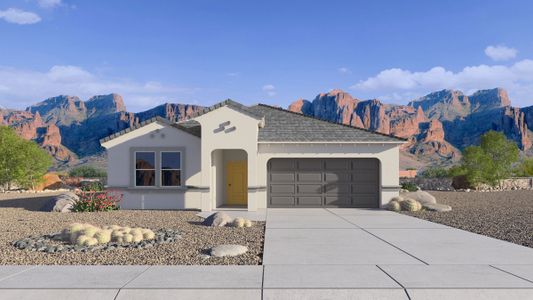 New construction Single-Family house 37995 W Capri Ave, Maricopa, AZ 85138 plan Saguaro - image