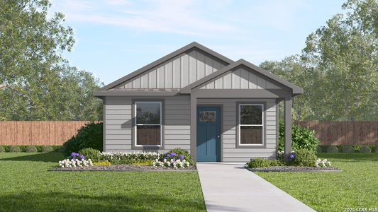 New construction Single-Family house 14828 Gold Lace Cactus, San Antonio, TX 78221 plan The Blake - image