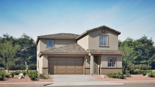 New construction Single-Family house 17218 S Paseo Moyo, Sahuarita, AZ 85629 plan Barcelona - image