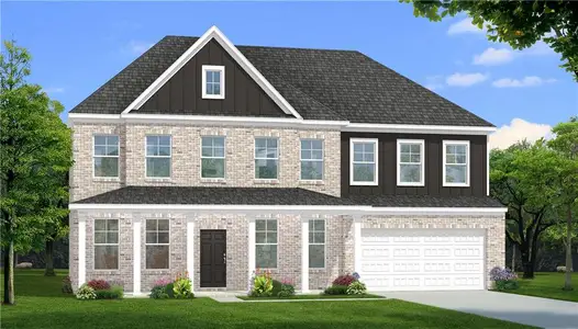New construction Single-Family house 608 Button Grove, Hampton, GA 30228 plan Stonefield - image