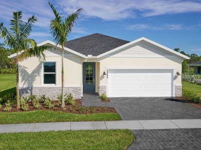 New construction Single-Family house 11256 Barnstead Wy, Port St. Lucie, FL 34987 Corsica- photo 0