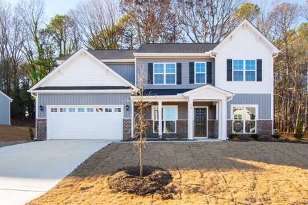 New construction Single-Family house 490 Oak Park Blvd, Youngsville, NC 27596 The Lockwood III- photo 0