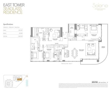 New construction Condo house 151 N Seabreeze Blvd, Unit 1601 E, Fort Lauderdale, FL 33304 plan Seaglass - image 3