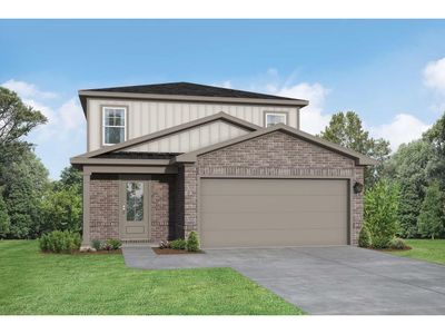 New construction Single-Family house 11115 Liberty Bell Ln, Cleveland, TX 77328 plan The San Marcos F - image