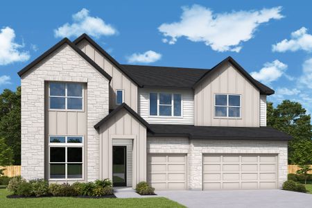 New construction Single-Family house 917 Cherrystone Lp, Buda, TX 78610 plan The Portman - image
