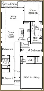 New construction Single-Family house 401 Raleigh Dr, Georgetown, TX 78633 plan Troy - image