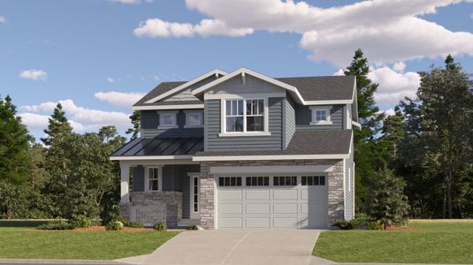 New construction Single-Family house 24702 E Baltic Pl, Aurora, CO 80018 plan Evans - image