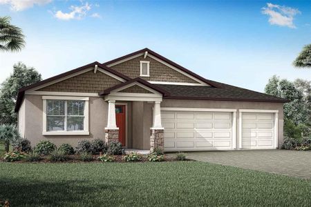 New construction Single-Family house 35507 Peak Willow Trce, Zephyrhills, FL 33541 - image