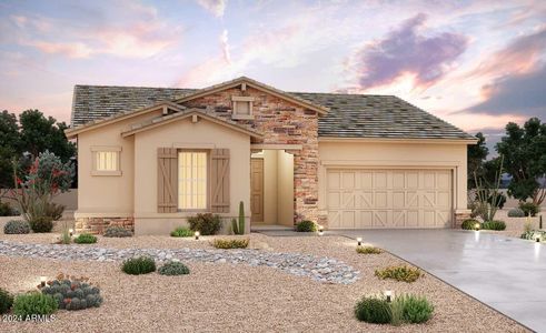 New construction Single-Family house 16425 W Desert Mirage Dr, Surprise, AZ 85388 Hacienda Series - Topaz- photo 0