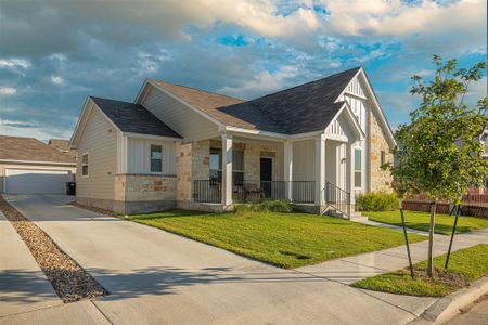 New construction Single-Family house 249 Treadwell Ln, Kyle, TX 78640 plan Bellwood - image