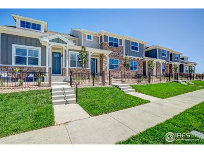 New construction Townhouse house 5107 River Roads Dr, Timnath, CO 80547 - photo 0