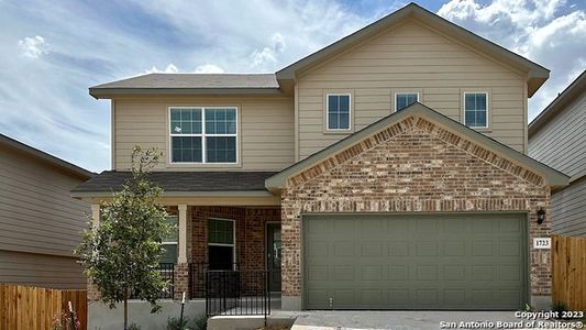 New construction Single-Family house 1723 Moonstone Bay, San Antonio, TX 78245 THE WALSH- photo 0