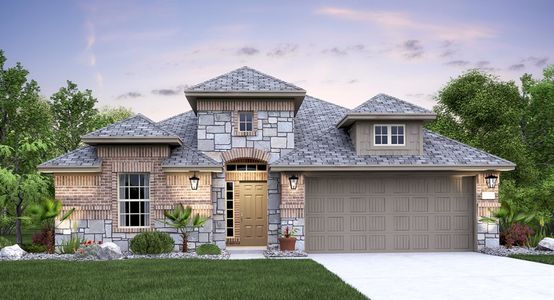 New construction Single-Family house 32126 Lemon Mint, Bulverde, TX 78163 - photo 0