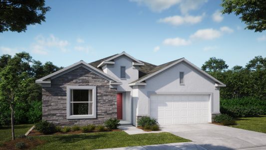 New construction Single-Family house 6650 Rhythm Drive, Mascotte, FL 34753 The Miramar- photo 0