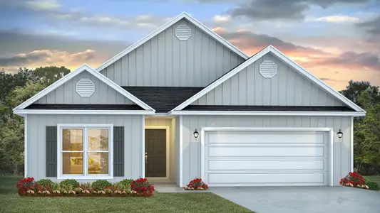 New construction Single-Family house 425 Wolcott Wy, Panama City Beach, FL 32413 plan Delray - image