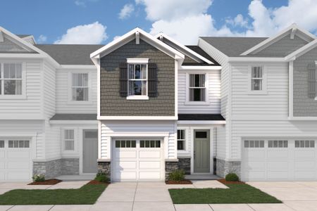 New construction Townhouse house 47 Ara Ct, Garner, NC 27529 plan Aurora - image