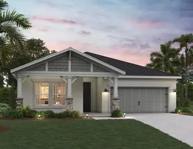 New construction Single-Family house 7732 Ocean Spray, Palmetto, FL 34221 plan Northwood - image