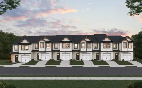 New construction Townhouse house 4840 Orchard Wy, Gainesville, GA 30504 plan Jade II - Townhomes - image