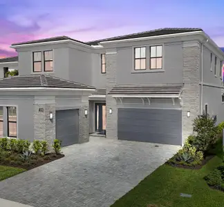 New construction Single-Family house 13206 Faberge Pl, Palm Beach Gardens, FL 33418 plan Mondrian - image