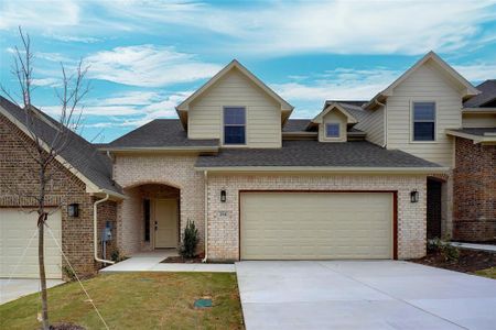 New construction Townhouse house 254 Legacy Boulevard, Weatherford, TX 76086 The Churchill - photo 0