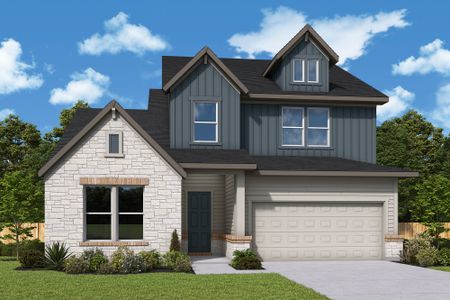 New construction Single-Family house 121 Dayridge Dr, Dripping Springs, TX 78620 plan The Zinnia - image