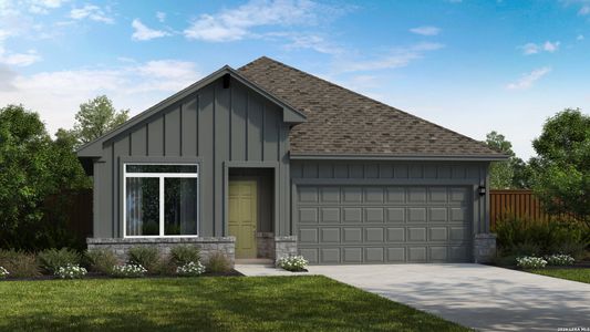 New construction Single-Family house 12117 Vine Blossom, Schertz, TX 78154 plan Upton - image