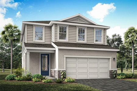 New construction Single-Family house 31350 Pendleton Landing Cir, Wesley Chapel, FL 33545 Blue Spring- photo 0