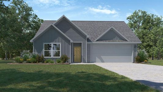 New construction Single-Family house 1815 Windsor Blvd, Lockhart, TX 78644 The Lakeway- photo 0