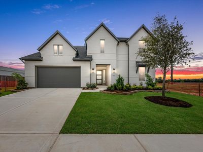 New construction Single-Family house 32019 Cascade Ridge Dr, Fulshear, TX 77441 plan Barnhart - image