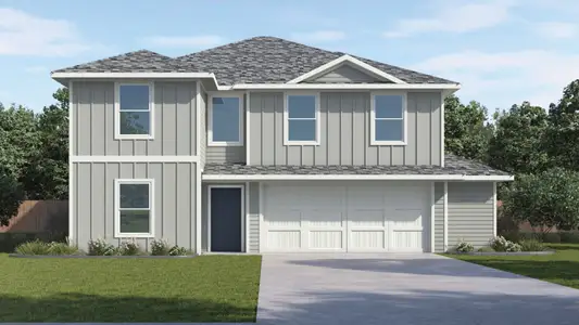 New construction Single-Family house 184 Balmorehea St, Kyle, TX 78640 plan The Dawson - image