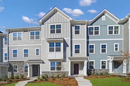 New construction Townhouse house 1460 Jay Rd, Knightdale, NC 27545 plan Bradley - image
