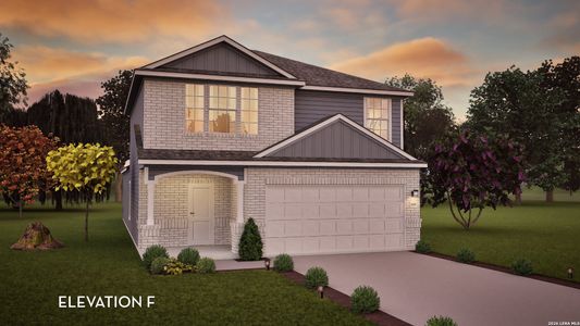 New construction Single-Family house 8464 Frostwood Hts, San Antonio, TX 78263 plan Ash - image