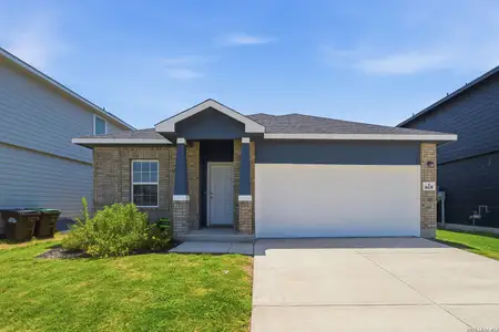 New construction Single-Family house 8438 Eyas Mdws, San Antonio, TX 78222 plan Pedernales - image