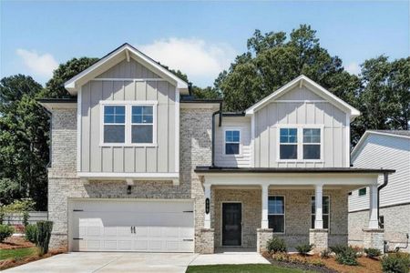 New construction Single-Family house 630 Nichols Farm Cir, Dacula, GA 30019 plan Trenton - image
