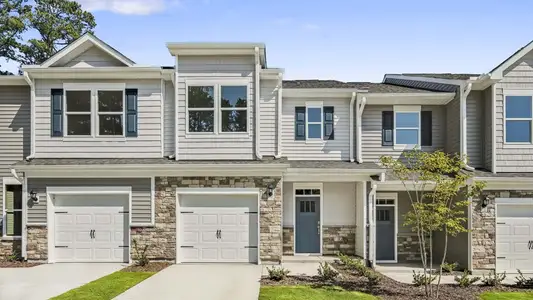 New construction Townhouse house 5226 Chapel Townes Wy, Raleigh, NC 27604 plan Denver - image