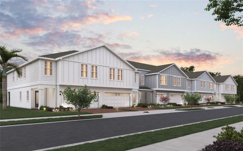 New construction Townhouse house 164 Glass Onion Drive, Groveland, FL 34737 Sovereign- photo 0