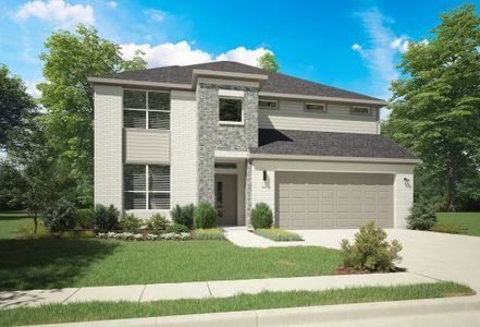 New construction Single-Family house 302 Rockstream Drive, Lavon, TX 75166 Wimbledon- photo 0