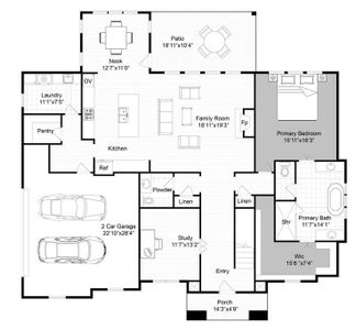 New construction Single-Family house 131 Spring Valley Rnch, Paradise, TX 76073 plan The Aylin - image 5