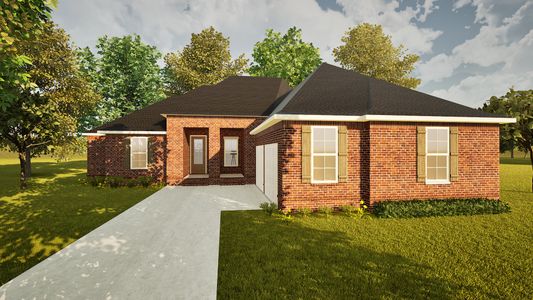 New construction Single-Family house 28 N Saint Claire Ln, Freeport, FL 32439 plan Kensington III A - image