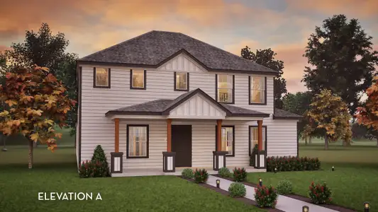 New construction Single-Family house 110 Olympic Park Dr, Kyle, TX 78640 plan Kimble - image