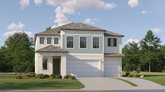 New construction Single-Family house 18366 Serene Lake Loop, Lutz, FL 33548 McGinnis- photo 0